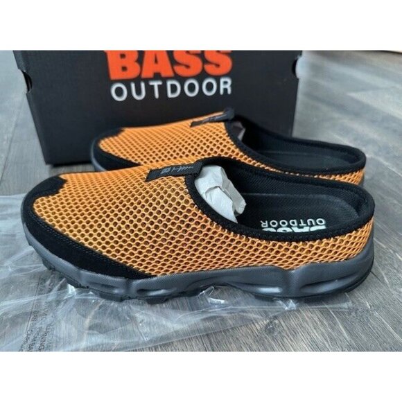 Bass Outdoors Aqua Mesh Slide Water Shoes Flame Orange 8 BA22A310 New in Box - Picture 3 of 6